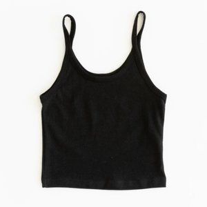 Arq Crop Tank Black